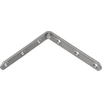 Interex Spojovací úhelník 100 x 100 mm - 10 ks / Bílý zinek