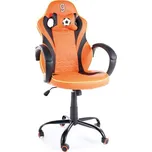 Židle kancelářská oranžová/černá HOLLAND