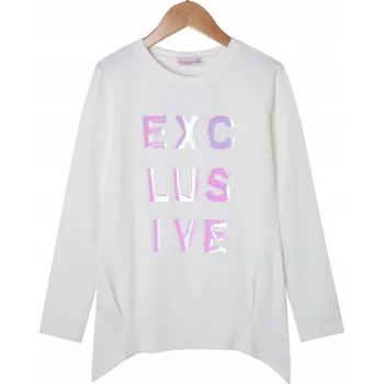 Dívčí tričko GLO STORY DÍVČÍ TRIKO "EXCLUSIVE" Barva: černá, Velikost: 128/134