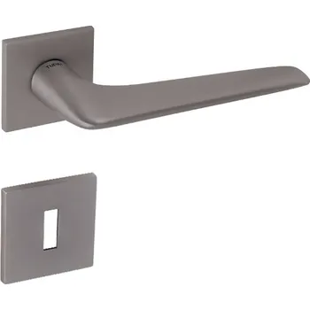 Dveřní kování MP KOVÁNÍ TI - OPTIMAL - HR 4164 5S Provedení: KL/KL. na rozetách (bez spodní rozety), Povrch: NP - nikl perla