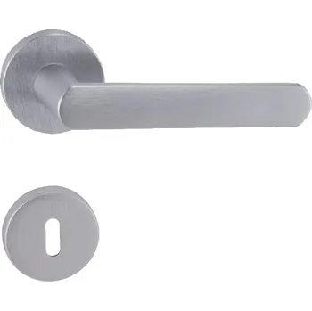 Dveřní kování MP KOVÁNÍ FO - SOLIS - R Provedení: KL/KL. na rozetách (bez spodní rozety), Povrch: OCS - chrom matný