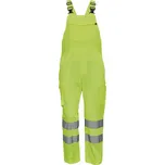 Cerva Gandia Pánské HI-VIS pracovní kalhoty s laclem 03530005 žlutá 58