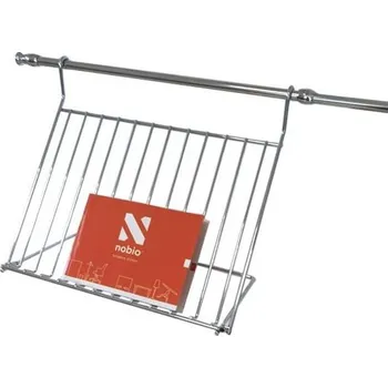 Drátěná police Interex Závěsná police na kuchařky / Chrom