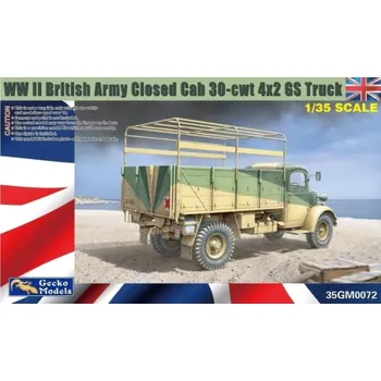 Plastikový model Gecko Models 1/35 WWII British Army Closed Cab 30-cwt 4x2 GS Truck