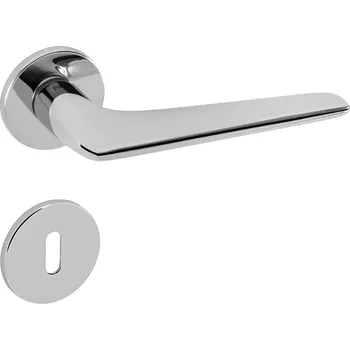 Dveřní kování MP KOVÁNÍ TI - OPTIMAL - R 4164 5S Provedení: KL/KL. na rozetách (bez spodní rozety), Povrch: OC - chrom lesklý