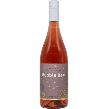 Medovina Apimed - Medové Frizzante Bubble Bee - růžové - 0,75 l 9%, sklo