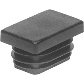 Příslušenství pro plot PVC - 60x40 1-3 černá záslepka