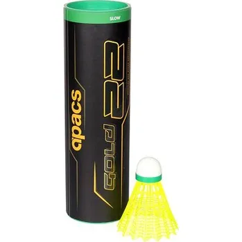 Badmintonový košíček Apacs Gold 22 badmintonové míčky zelená balení tuba 6 ks