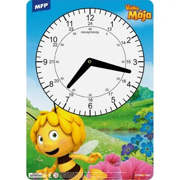 Hodiny MFP MFP, 5301105, dětské hodiny, Včelka Mája, 1 ks Barva: Zelená