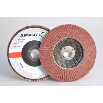 Brusný kotouč ABRASIV Lamelový kotouč talířový 150x22 G-A40 tvarový