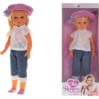 Panenka Mikro trading Panenka módní - tvrdé tělo - 40 cm - klobouček