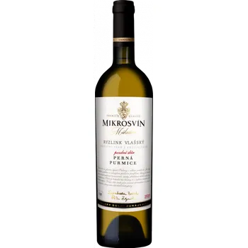 Ryzlink vlašský, pozdní sběr, "Perná, Purmice", Mikrosvín