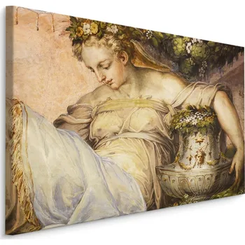 Obraz MyBestHome BOX Plátno Zamyšlená Mladá Žena Varianta: 30x20