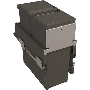Odpadkový koš Gollinucci Výsuvný odpadkový koš 300 mm - 1x40L / Antracit