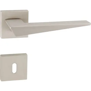 Dveřní kování MP KOVÁNÍ FO - NAXOS - HR Provedení: KL/KL. na rozetách (bez spodní rozety), Povrch: NP - nikl perla