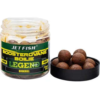 Boilies Jet Fish Boosterované Boilie Legend Range BioKrill 250ml Průměr: 24mm