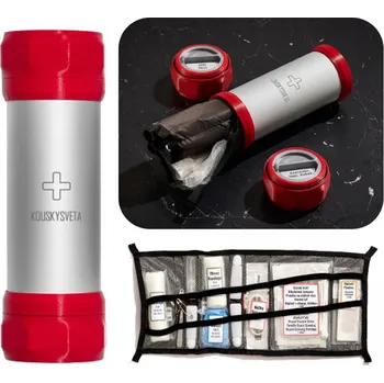 Vybavení pro přežití CZ Odolná lékárnička "FIRST AID" 40+ věcí