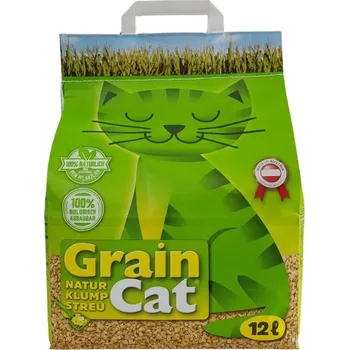 Podestýlka pro kočku GUSSTO GrainCat 6x 12L přírodní rostlinný hrudkující kočkolit