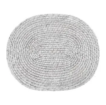 Van der Leeden Prostírka oválná 39x39, bílá vymývaná (DOPRODEJ)|Van Der Leeden 1915