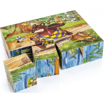 Dřevěná hračka TOPA Kubus - Medvídek