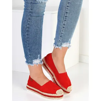 Dámské tenisky Ctogo GOGO Červené espadrille dámské 6801-7R Velikost: 39