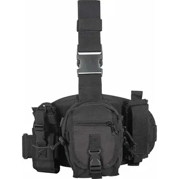 Lékárnička FOX GP Drop Leg System - stehenní pouzdro BLACK