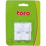 Plastové samolepicí háčky TORO 4ks
