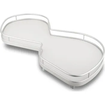 KES 047918 LeMans II, rohové police, Arena Classic, 400mm, pravé - šedá/stříbrná (KES 047918 LeMans II, rohové police, Arena Classic, 400mm, pravé - šedá/stříbrná)