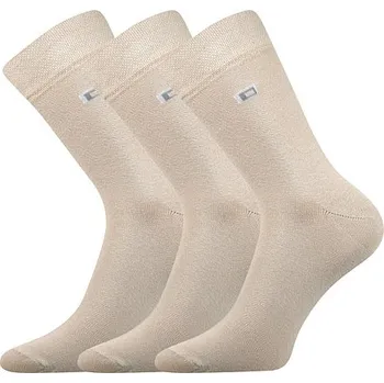 Pánské ponožky BOMA Ponožky pánské společenské ŽOLÍK béžové (3 páry) 39-42 102193