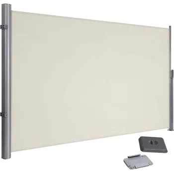 Stavební výplň SONGMICS Boční markýza zatahovací 160 x 350 cm