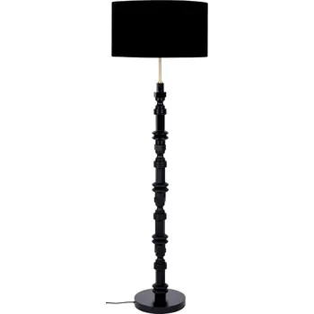 Stojací lampa Černá látková stojací lampa ZUIVER TOTEM 148 cm