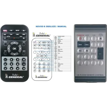 General INSPIRA IR130 - náhradní dálkový ovladač