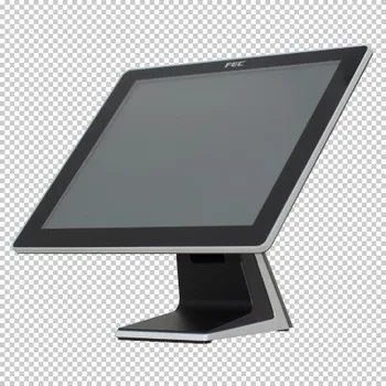 Monitor Dotykový monitor FEC AM-1017, 17" LED LCD (350cd), PCAP, USB, VGA/DVI, bez rámečku, černo-stříbrný