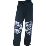 Fantom Softshellové kalhoty s FLEECEM - černé+reflexní maskáč KONFEKČNÍ VELIKOST: 140