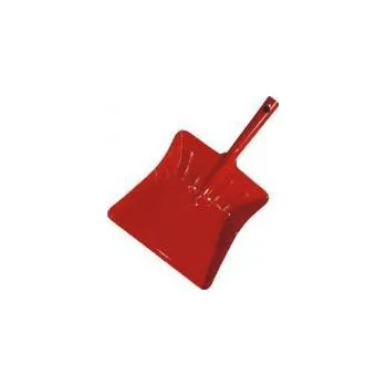 lopatka na smetí barevný lak červená