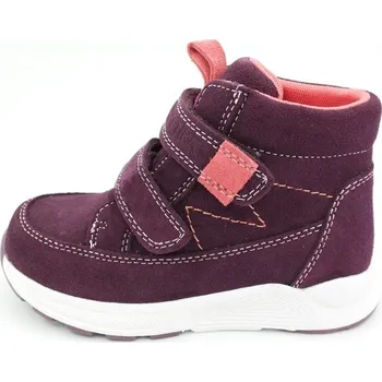 Dětská treková obuv Dívčí obuv Protetika Lily Barva: Vínová, Velikost: 27