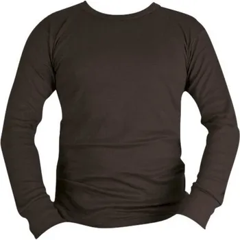 Pánské tričko KOMBAT Triko THERMAL 50/50 s dlouhým rukávem ČERNÉ Velikost: M