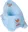 TEGA Baby Hrající protiskluzový nočník, Liška/modrý