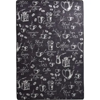 Koberec Koberec Coffee And Tea 60x140 cm černý