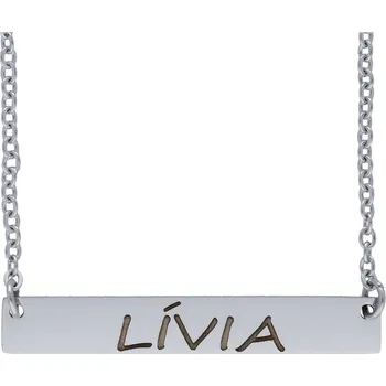Řetízek Doria Řetízek z oceli se jménem LÍVIA stříbrný G205