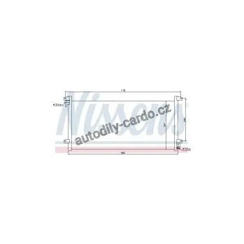 Chladič motoru Chladič klimatizace NISSENS 94756