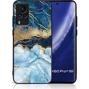 Pouzdro na tablet VSECHNONAMOBIL 47140 MY ART Ochranný obal Vivo X60 Pro 5G -BLUE MARBLE (141)