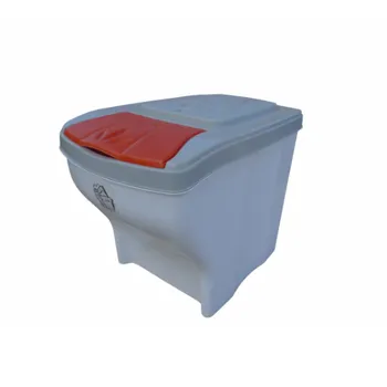 Odpadkový koš Bama Poker 20 l koš na tříděný odpad bílý/oranžový