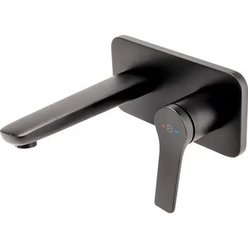 Vodovodní baterie F-Design Seppia, podomítková umyvadlová baterie, černá matná, FD1-SPA-3PA-22