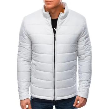 Pánská prošívaná bunda AMOS světle šedá