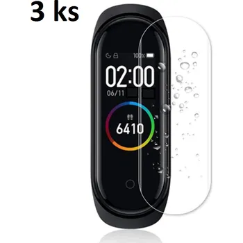 Příslušenství k fitness náramku 3ks Ochranná fólie pro Xiaomi Mi Band 3 (výprodej) MBSCZ-3F-3KSV