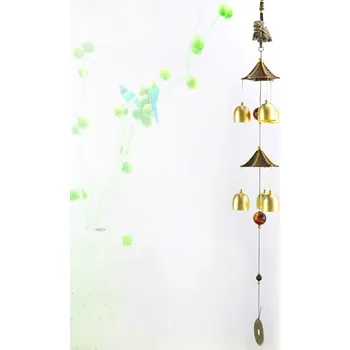 Dvouvrstvá kovová zvonkohra Feng Shui - Želva (62 cm)