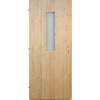 Interiérové dveře Hrdinka Palubkové dveře Vista - střed 70 cm Levé