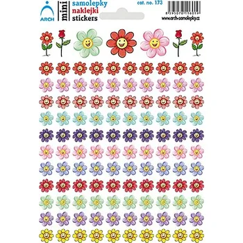 samolepka Arch Školní minisamolepky Květinky