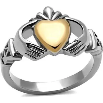 Prsten Šperky4U Ocelový prsten Claddagh - velikost 57 - AL-0109-57